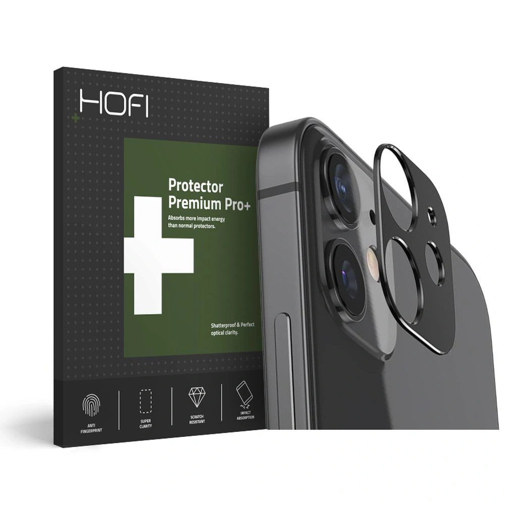 Hurtownia GSM - Nakładka Hofi Metal Styling Camera Apple iPhone 12 Black - HOFI059BLK - {ean13} - Hurt