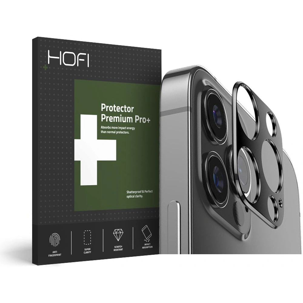 Hurtownia GSM - Nakładka Hofi Metal Styling Camera Apple iPhone 12 Pro Max Black - HOFI060BLK - {ean13} - Hurt