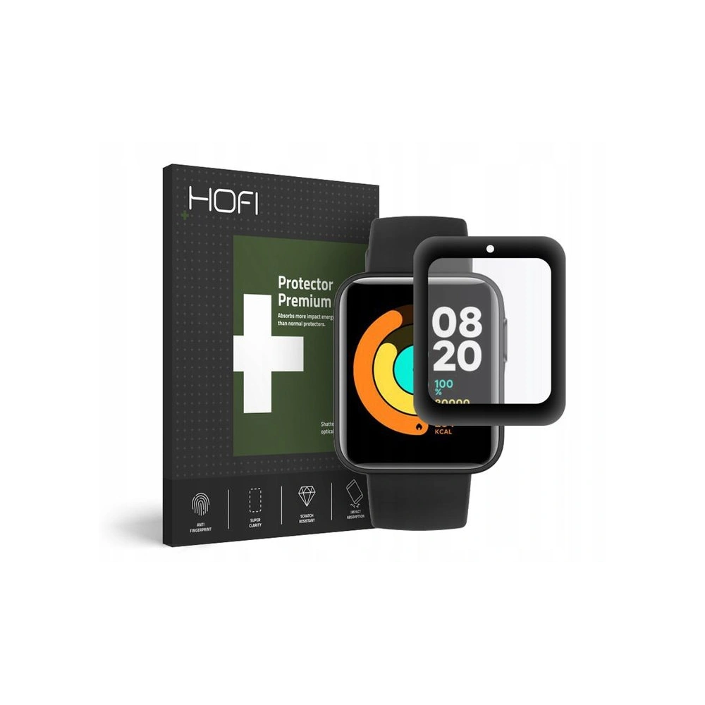 Hurtownia GSM - Szkło hybrydowe Hofi Hybrid Glass Xiaomi Mi Watch Lite Black - HOFI062BLK - {ean13} - Hurt