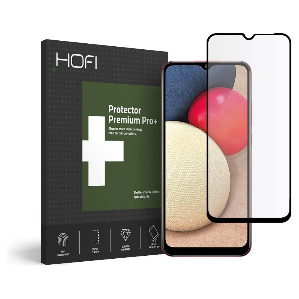 Hurtownia GSM - Tvrdé sklo Hofi Glass Pro+ Samsung Galaxy A02s černé - HOFI066BLK - {ean13} - Hurt