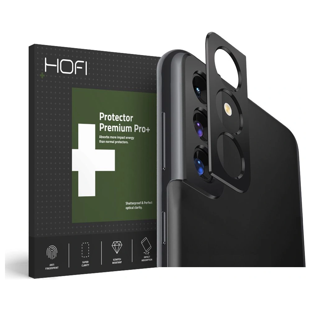 Hurtownia GSM - Nakládka Hofi Metal Styling Camera Samsung Galaxy S21+ Plus černá - HOFI068BLK - {ean13} - Hurt