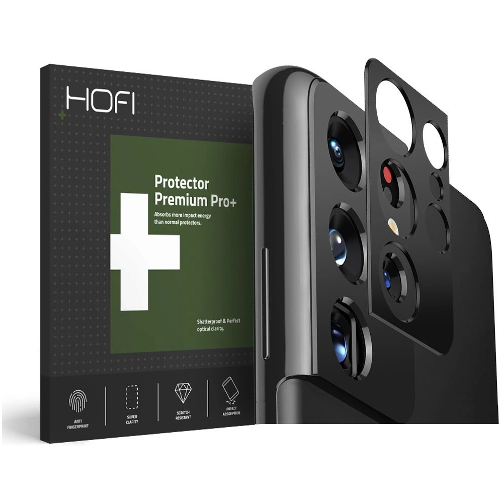Hurtownia GSM - Nakládka Hofi Metal Styling Camera Samsung Galaxy S21 Ultra Černá - HOFI069BLK - {ean13} - Hurt