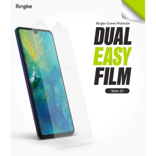 Folia Ringke Dual Easy Full Cover Huawei Mate 20 Case Friendly