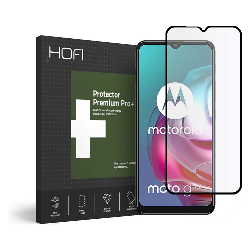 Hurtownia GSM - Tvrzené sklo Hofi Glass Pro+ Motorola Moto G10/G30 černé - HOFI079BLK - {ean13} - Hurt