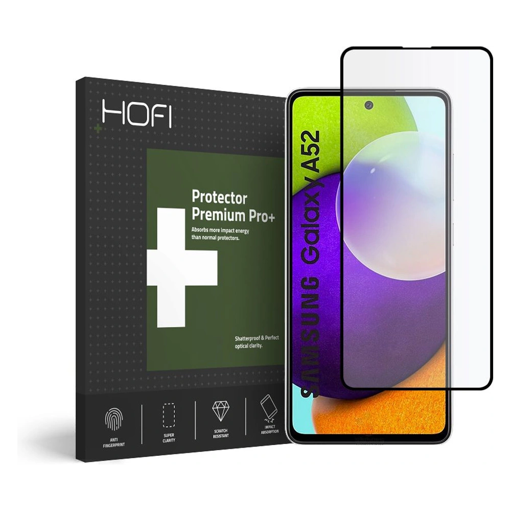 Hurtownia GSM - Tvrzené sklo Hofi Glass Pro+ Samsung Galaxy A52/A52s černé - HOFI081BLK - {ean13} - Hurt