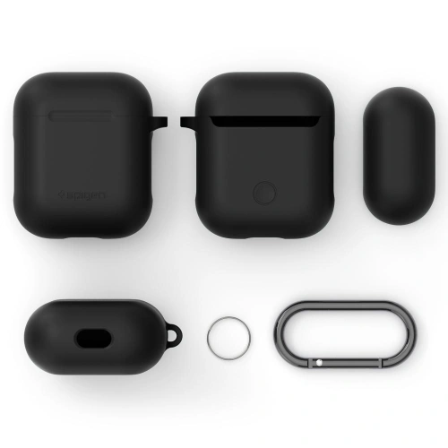 Etui Silikonowe Spigen AirPods Case Czarne