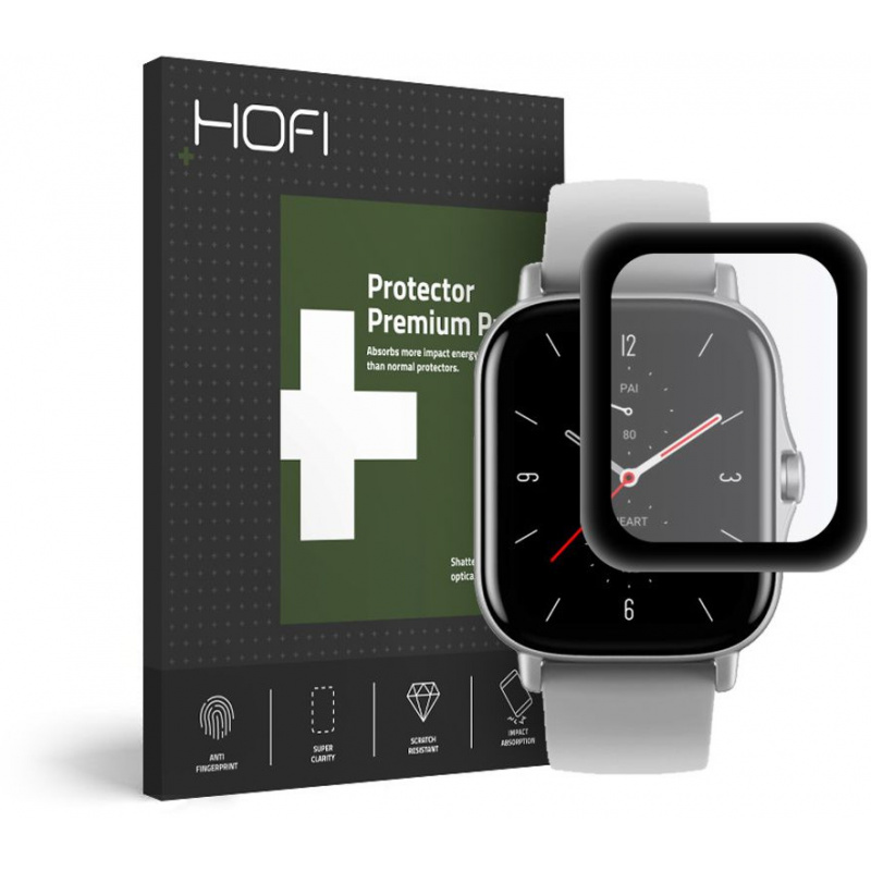 Hofi Distributor - 6216990212109 - HOFI107BLK - Hofi Hybrid Glass Amazfit GTS 2/2e Black - B2B homescreen