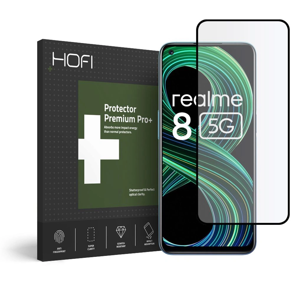 Hurtownia GSM - Szkło hartowane Hofi Glass Pro+ Realme 8 5G/Narzo 30 5G Black - HOFI109BLK - {ean13} - Hurt