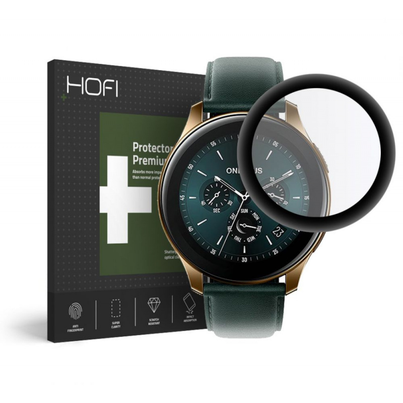 Hofi Distributor - 6216990212307 - HOFI111BLK - Hofi Hybrid Glass OnePlus Watch Black - B2B homescreen