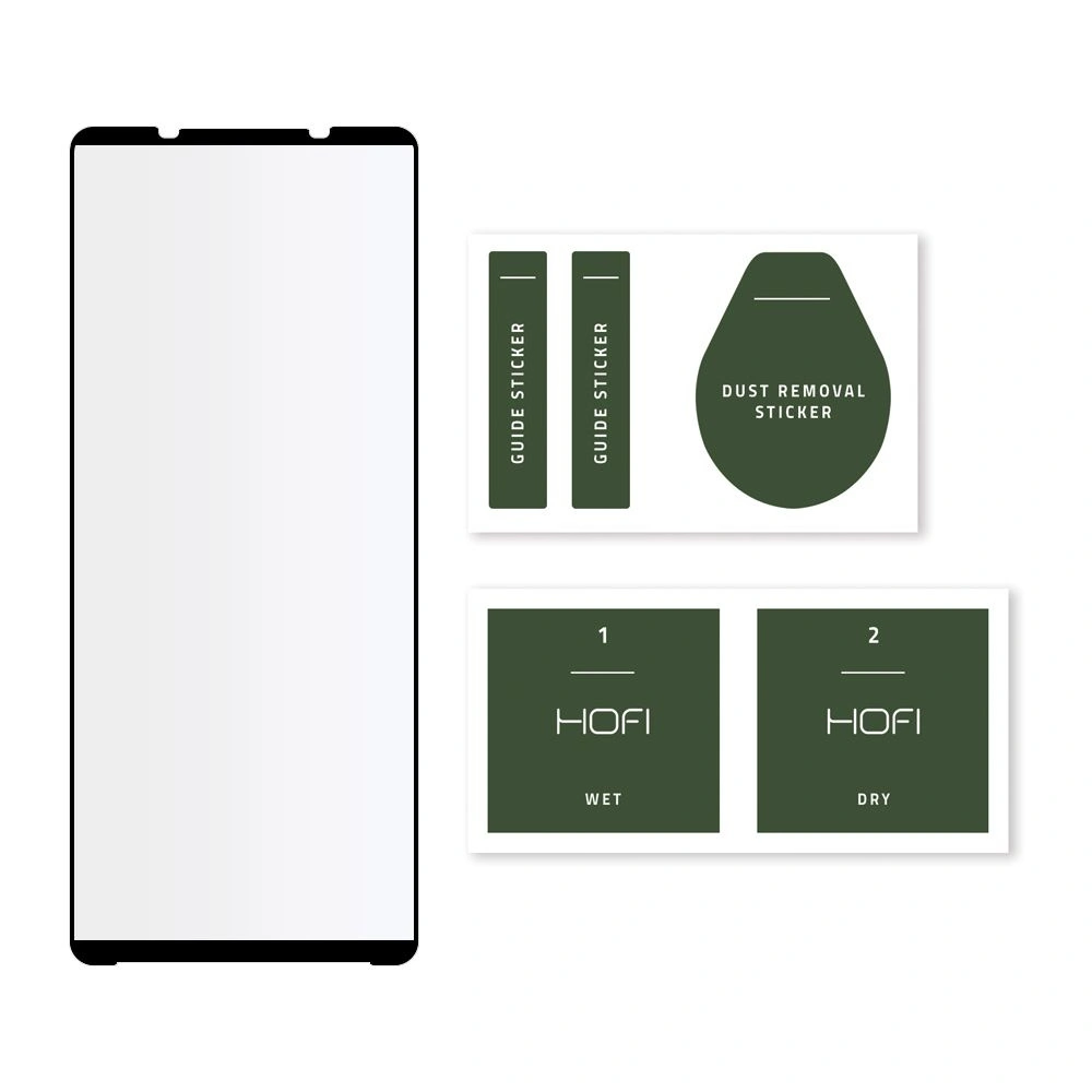 Hurtownia GSM - Tvrdé sklo Hofi Glass Pro+ Sony Xperia 1 III Černé - HOFI118BLK - {ean13} - Hurt