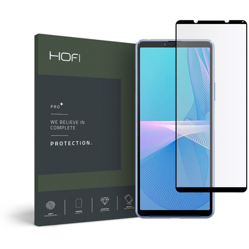Hofi Distributor - 6216990212581 - HOFI120BLK - Hofi Glass Pro+ Sony Xperia 10 III Black - B2B homescreen
