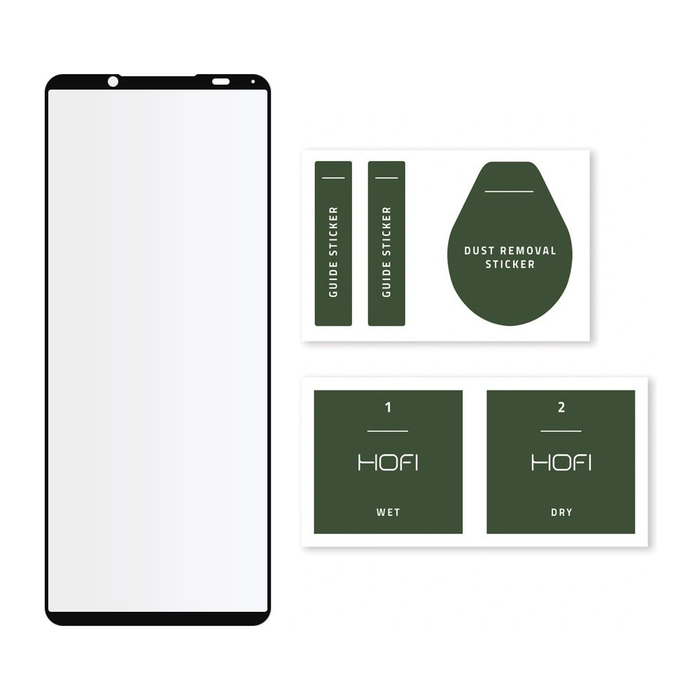 Hurtownia GSM - Tvrzené sklo Hofi Glass Pro+ Sony Xperia 5 III Černé - HOFI119BLK - {ean13} - Hurt