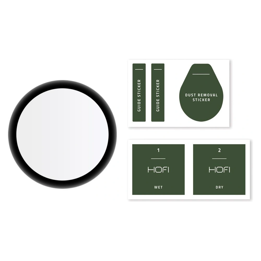Hurtownia GSM - Hybrydní sklo Hofi Hybrid Glass Huawei Watch 3 46mm černé - HOFI121BLK - {ean13} - Hurt