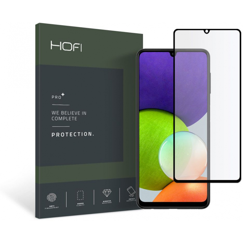 Hofi Distributor - 6216990213236 - HOFI125BLK - Hofi Glass Pro+ Samsung Galaxy A22/M22 LTE Black - B2B homescreen