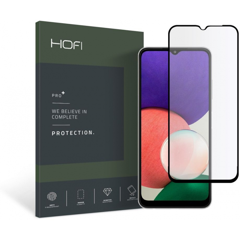 Hofi Distributor - 6216990213380 - HOFI126BLK - Hofi Glass Pro+ Samsung Galaxy A22 5G Black - B2B homescreen