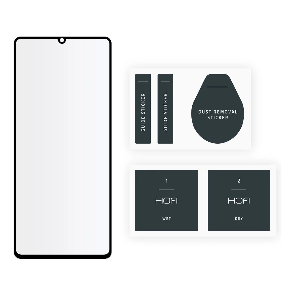 Hurtownia GSM - Szkło hartowane Hofi Glass Pro+ Samsung Galaxy A22/M22 LTE Black - HOFI125BLK - {ean13} - Hurt