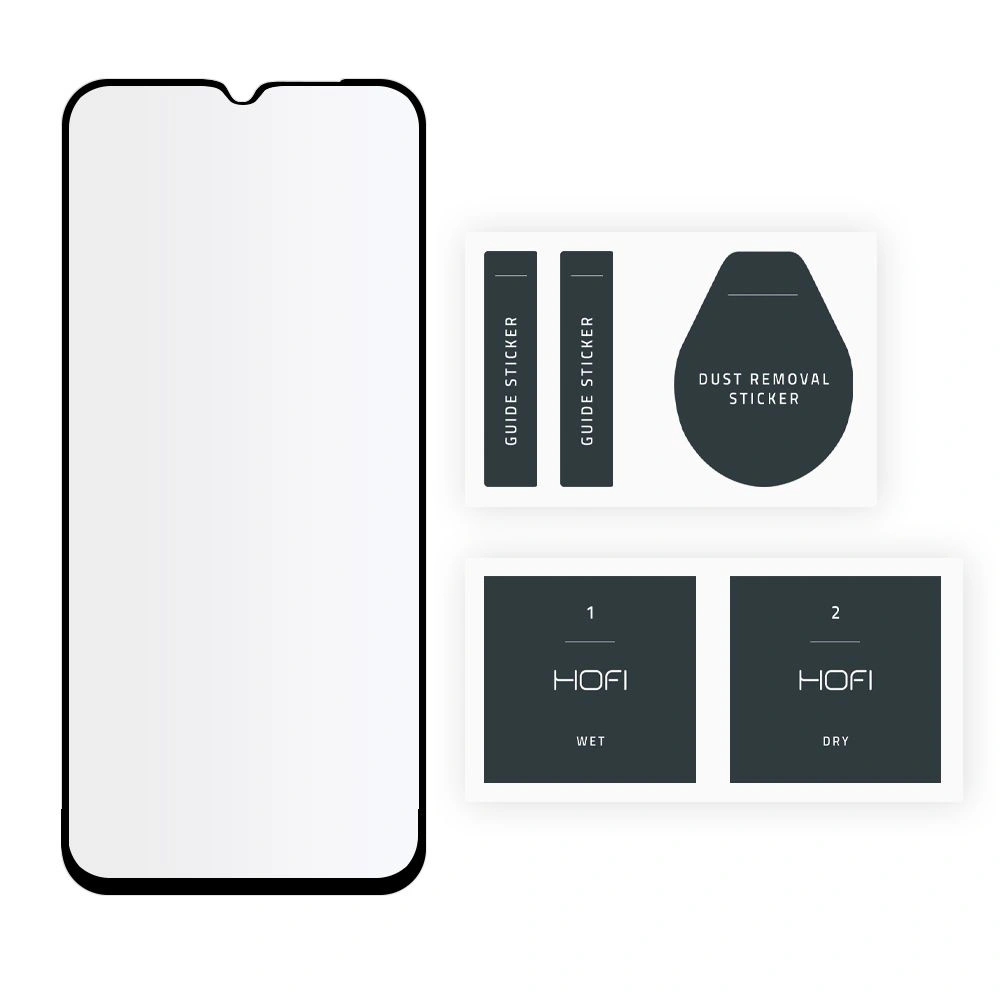 Wholesale Hofi Glass Pro+ Samsung Galaxy A22 5G Black - HOFI126BLK - {ean13} - Hurt