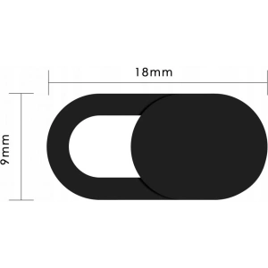 Hurtownia GSM - Przesłona kamery Hofi Slim Pro+ Webcam Cover Black - HOFI127BLK - {ean13} - Hurt