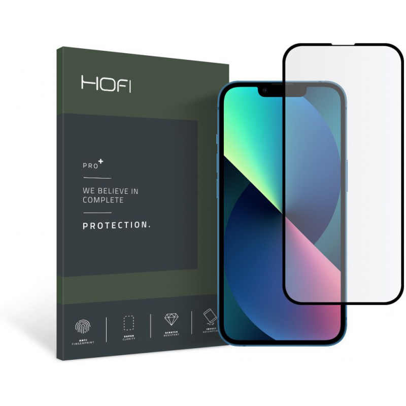 Hofi Distributor - 6216990212970 - HOFI132BLK - Hofi Glass Pro+ Apple iPhone 13/13 Pro Black - B2B homescreen