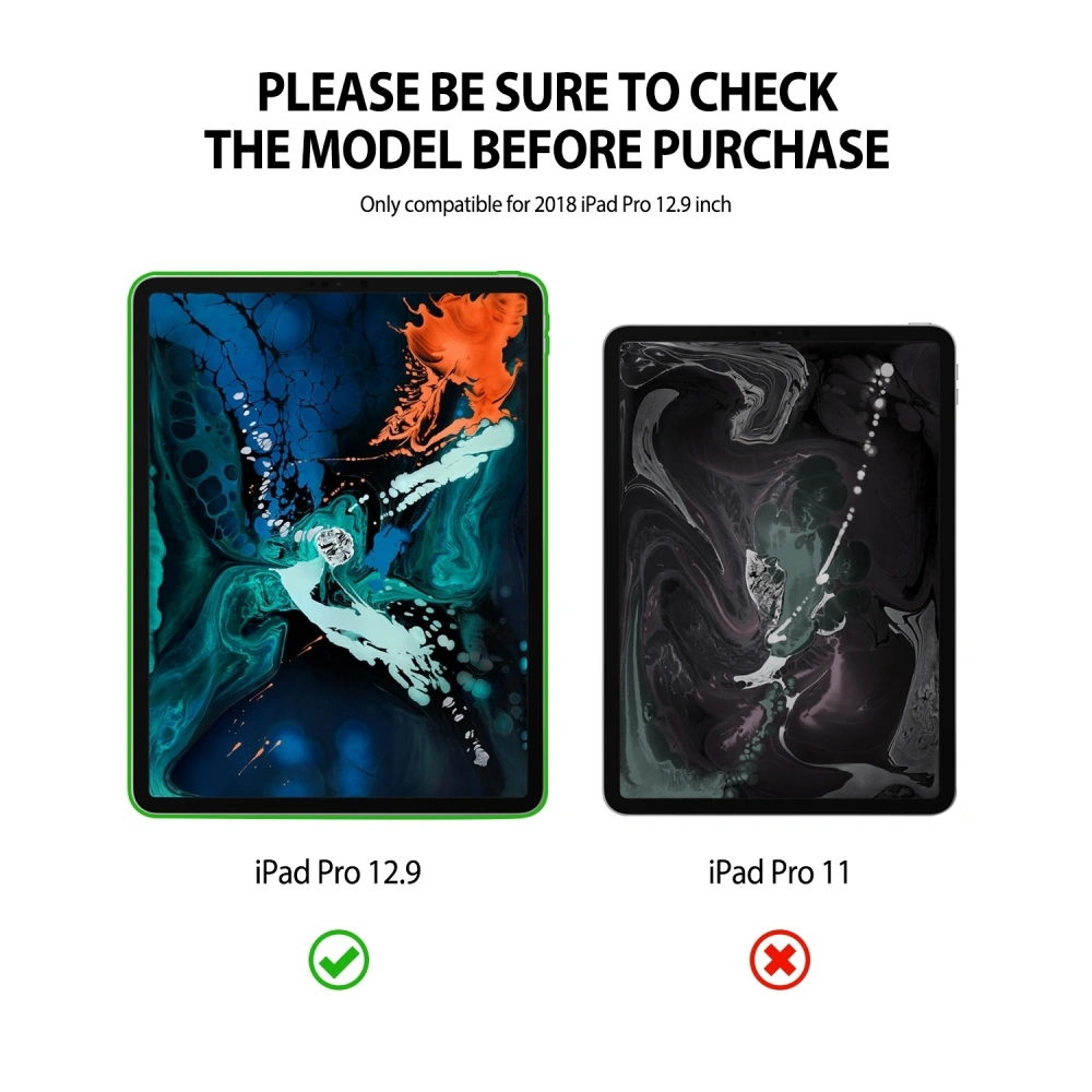 Hurtownia GSM - Etui Ringke Smart Case Apple iPad Pro 12.9 2018 (3. generace) Černá - RGK825BLK - {ean13} - Hurt