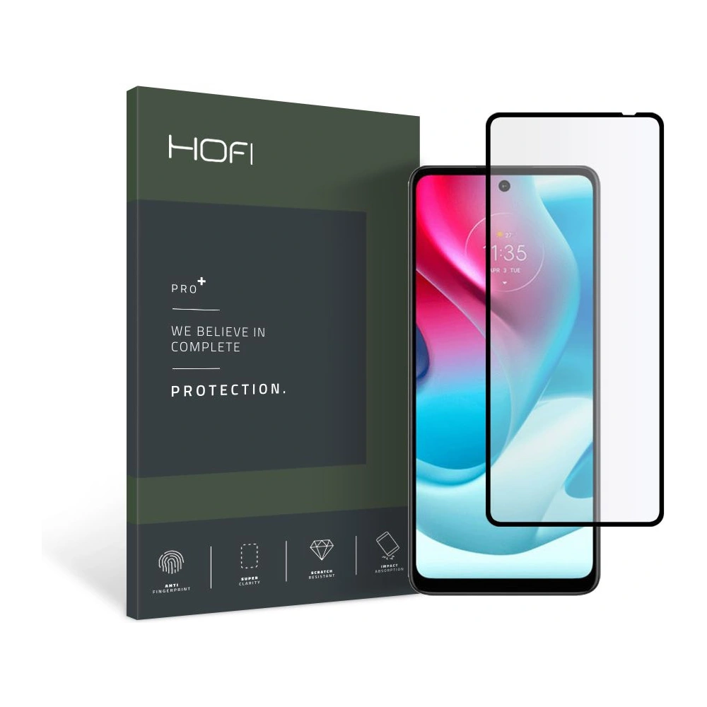 Hurtownia GSM - Tvrdé sklo Hofi Glass Pro+ Motorola Moto G60s Černé - HOFI146BLK - {ean13} - Hurt