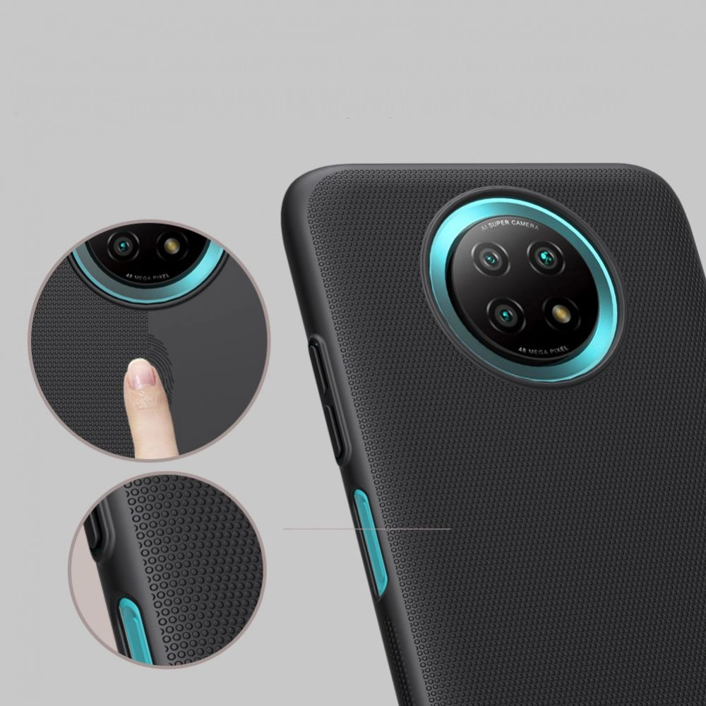 Hurtownia GSM - Etui Nillkin Frosted Shield Redmi Note 9T 5G Černé - NLK003BLK - {ean13} - Hurt