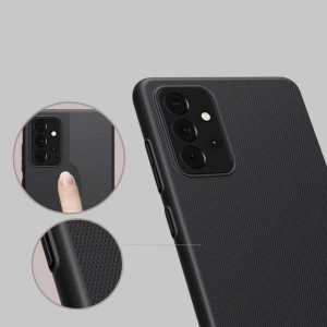 Wholesale Nillkin Frosted Shield Samsung Galaxy A72 Black - NLK005BLK - {ean13} - Hurt
