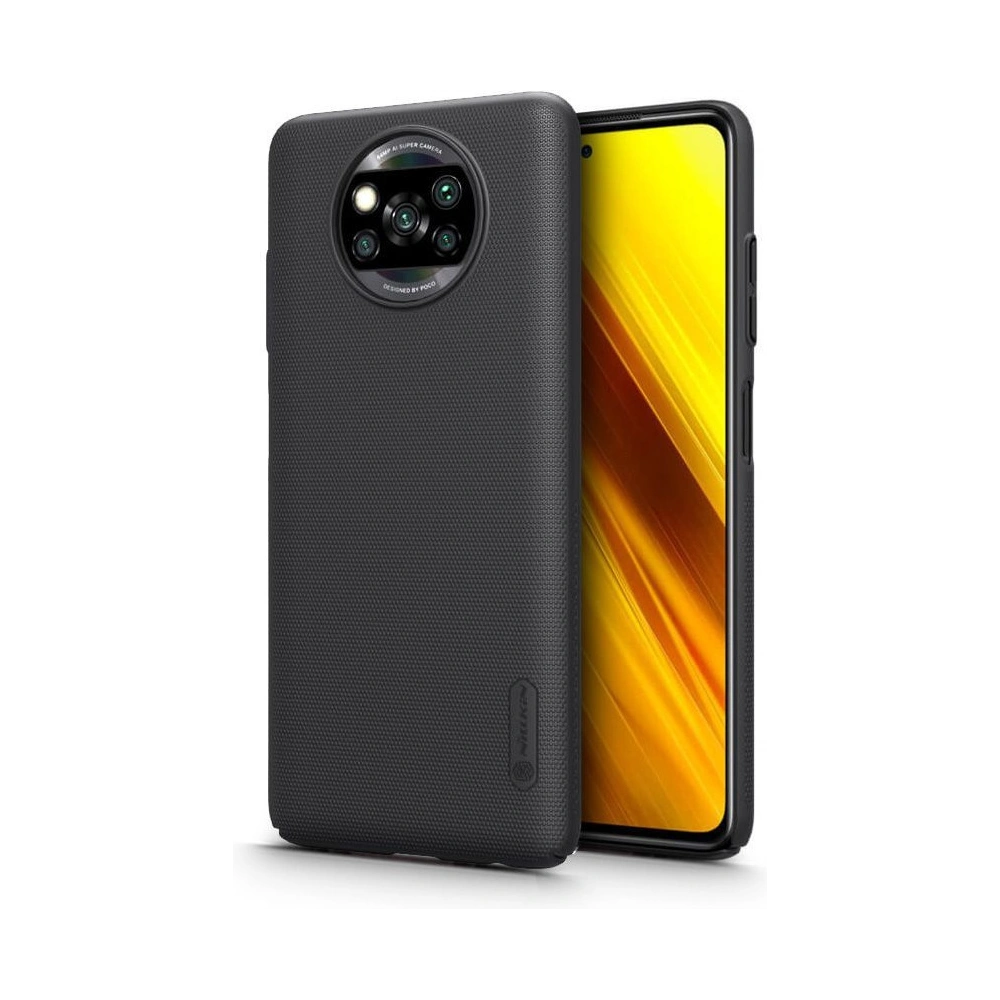 Hurtownia GSM - Etui Nillkin Frosted Shield POCO X3 Pro/X3 NFC Černé - NLK007BLK - {ean13} - Hurt