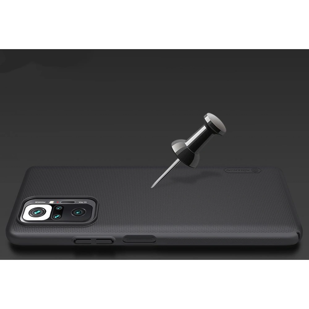 Hurtownia GSM - Etui Nillkin Frosted Shield Redmi Note 10 Pro Černé - NLK011BLK - {ean13} - Hurt