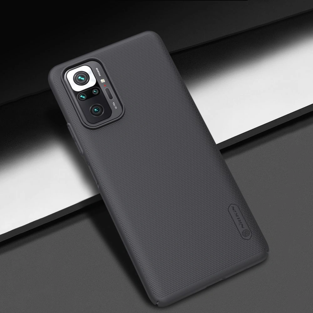 Hurtownia GSM - Etui Nillkin Frosted Shield Redmi Note 10 Pro Černé - NLK011BLK - {ean13} - Hurt