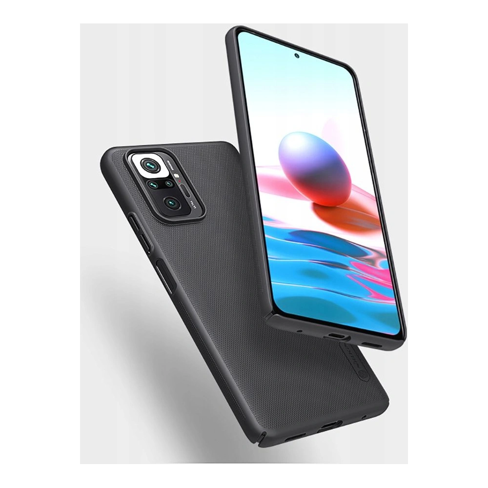 Hurtownia GSM - Etui Nillkin Frosted Shield Redmi Note 10/10s Černé - NLK014BLK - {ean13} - Hurt