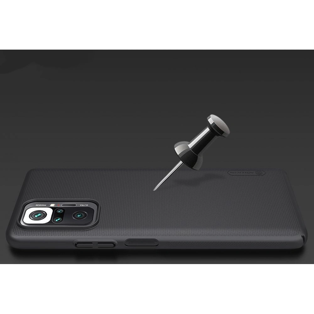 Hurtownia GSM - Etui Nillkin Frosted Shield Redmi Note 10/10s Černé - NLK014BLK - {ean13} - Hurt