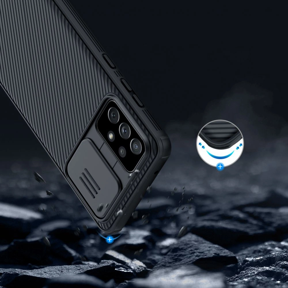 Hurtownia GSM - Etui Nillkin CamShield Pro Samsung Galaxy A72 Černé - NLK016BLK - {ean13} - Hurt