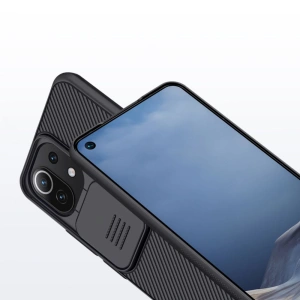 Hurtownia GSM - Etui Nillkin CamShield Xiaomi Mi 11 Lite/NE/5G Black - NLK017BLK - {ean13} - Hurt