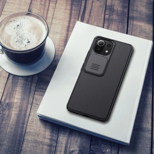Hurtownia GSM - Etui Nillkin CamShield Xiaomi Mi 11 Lite/NE/5G Black - NLK017BLK - {ean13} - Hurt
