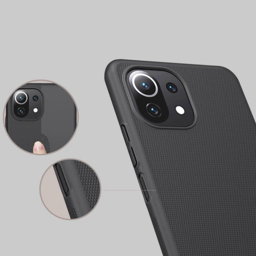 Etui Nillkin Frosted Shield Xiaomi Mi 11 Lite/NE/5G Black