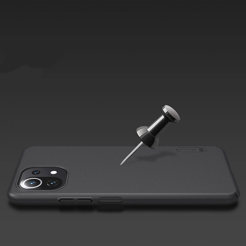 Hurtownia GSM - Etui Nillkin Frosted Shield Xiaomi Mi 11 Lite/NE/5G Černá - NLK019BLK - {ean13} - Hurt