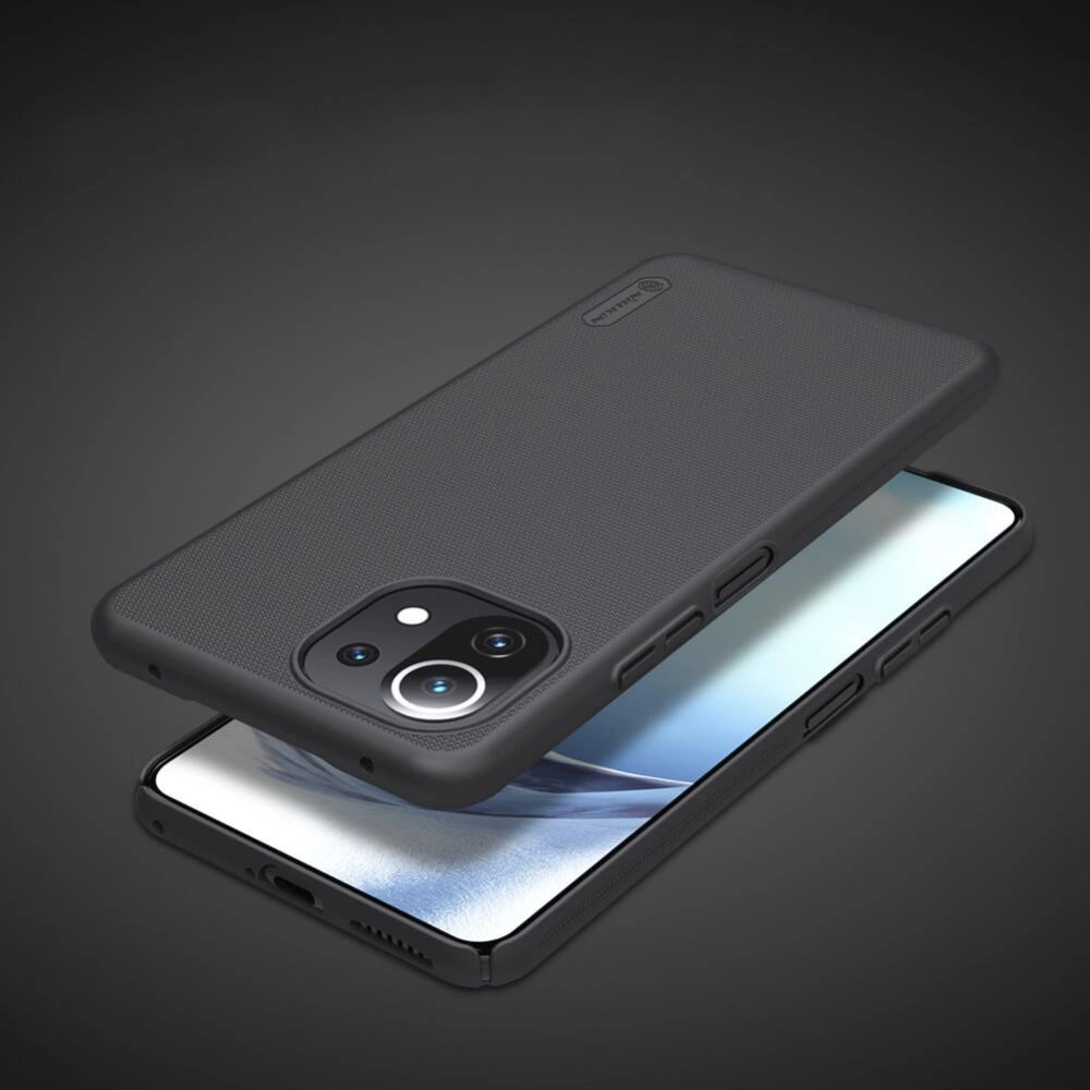 Hurtownia GSM - Etui Nillkin Frosted Shield Xiaomi Mi 11 Lite/NE/5G Černá - NLK019BLK - {ean13} - Hurt