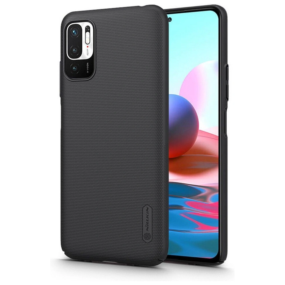 Hurtownia GSM - Etui Nillkin Frosted Shield POCO M3 Pro 5G/Redmi Note 10 5G černé - NLK025BLK - {ean13} - Hurt