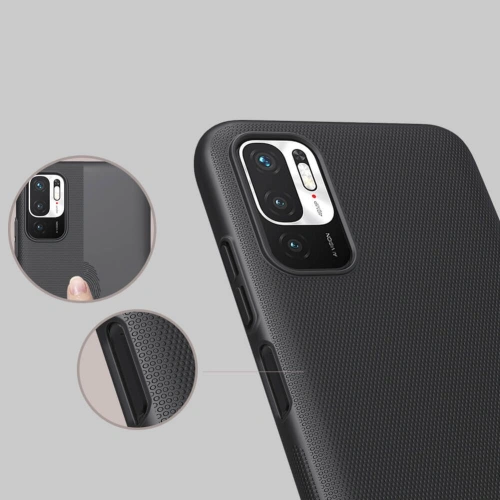 Etui Nillkin Frosted Shield POCO M3 Pro 5G/Redmi Note 10 5G Black