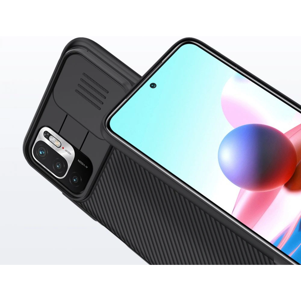Hurtownia GSM - Etui Nillkin CamShield POCO M3 Pro 5G/Redmi Note 10 5G černé - NLK026BLK - {ean13} - Hurt