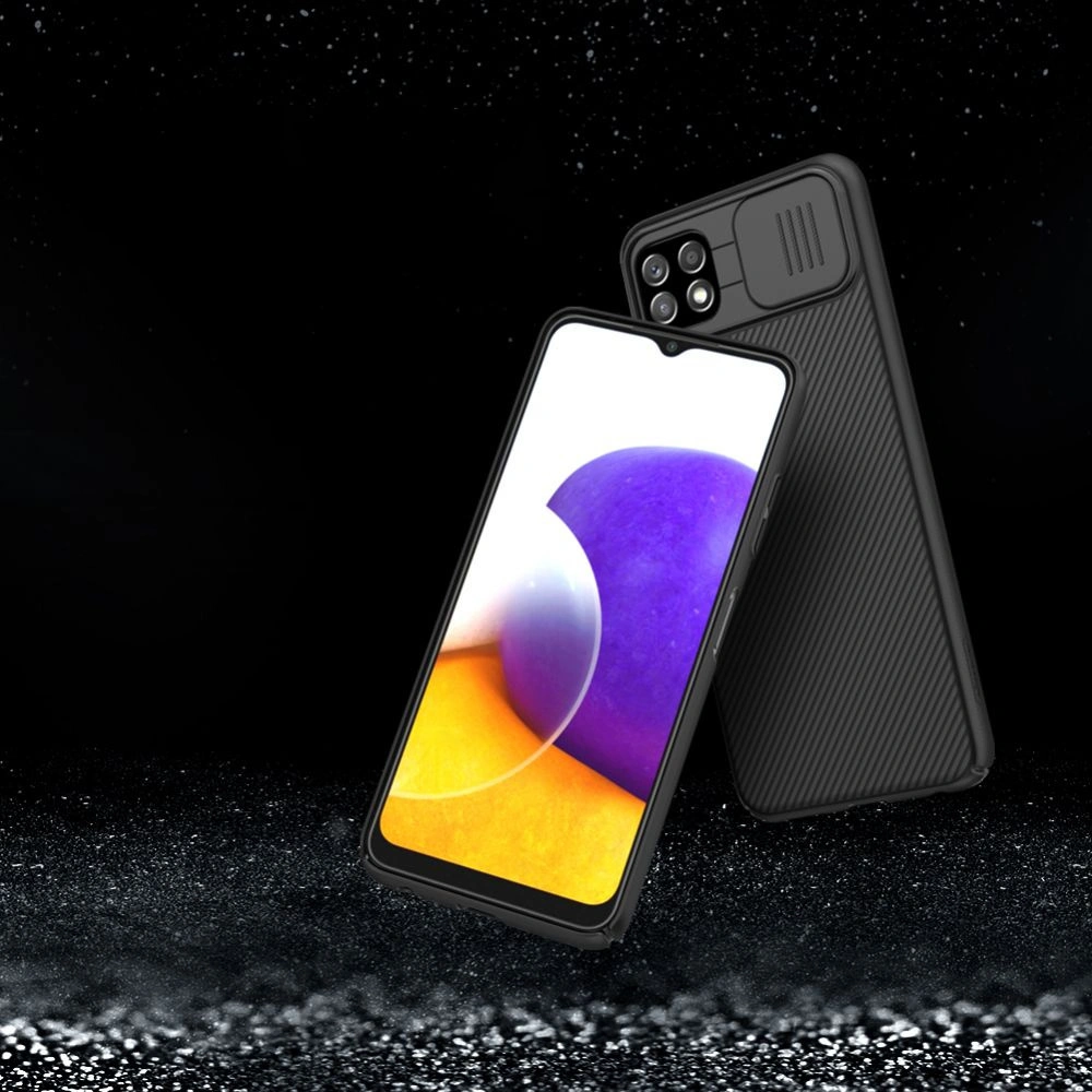Hurtownia GSM - Etui Nillkin CamShield Samsung Galaxy A22 5G černé - NLK028BLK - {ean13} - Hurt