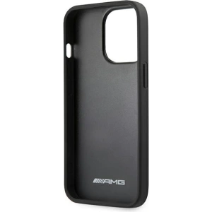 Hurtownia GSM - Etui Mercedes AMG AMHCP13LDOLBK Apple iPhone 13 Pro czarny/black hardcase Leather Hot Stamped - MRS031BLK - {ean13} - Hurt