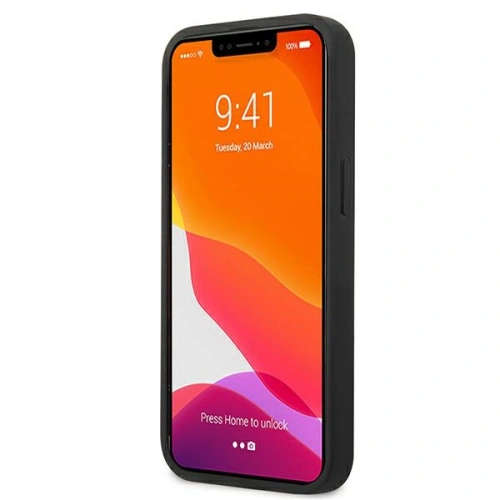 Etui Mercedes AMG AMHCP13SDOLBK Apple iPhone 13 mini czarny/black hardcase Leather Hot Stamped