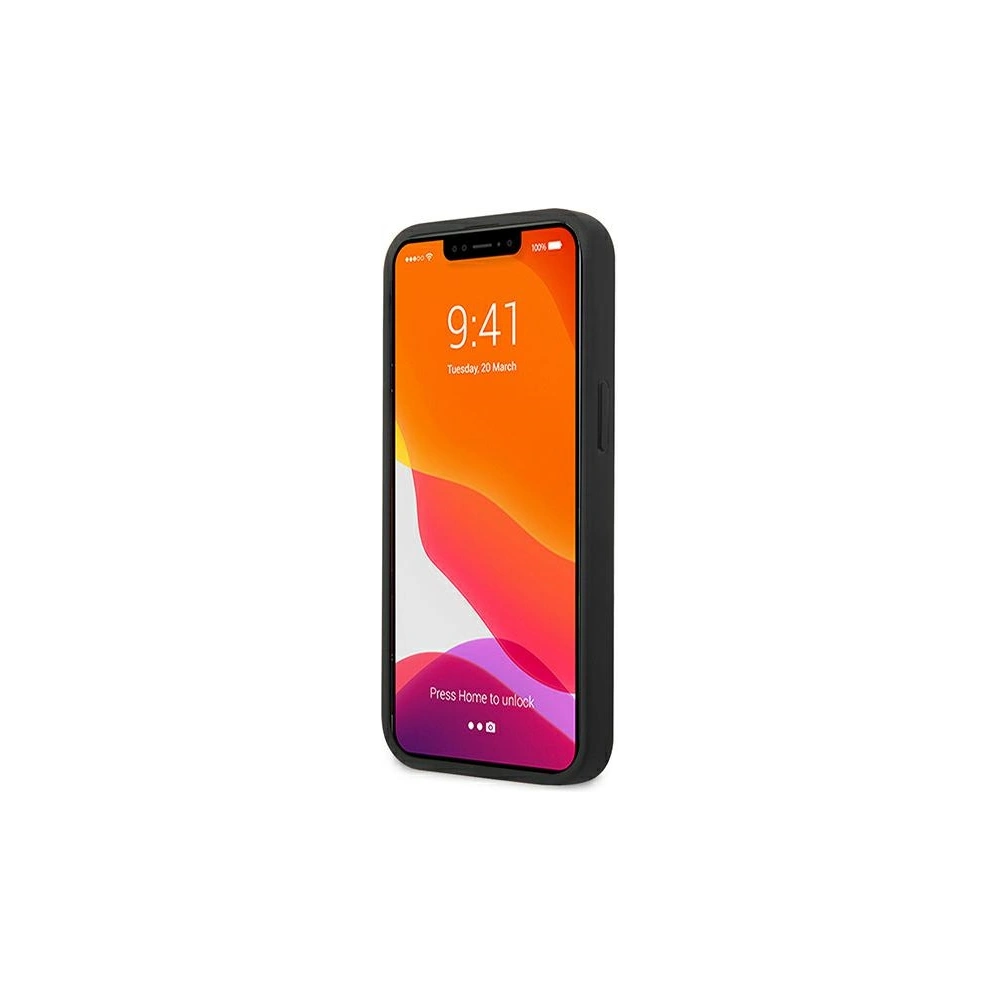 Hurtownia GSM - Etui Mercedes AMG AMHCP13SDOLBK Apple iPhone 13 mini czarny/black hardcase Leather Hot Stamped - MRS033BLK - {ean13} - Hurt