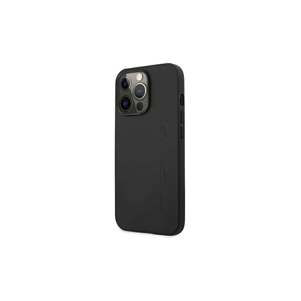 Wholesale Mercedes AMG AMHCP13XDOLBK Apple iPhone 13 Pro Max black hardcase Leather Hot Stamped - MRS034BLK - {ean13} - Hurt