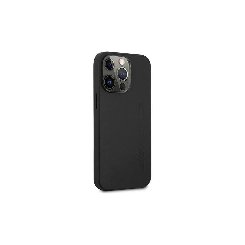 Hurtownia GSM - Etui Mercedes AMG AMHCP13XDOLBK Apple iPhone 13 Pro Max černý/black hardcase Leather Hot Stamped - MRS034BLK - {ean13} - Hurt
