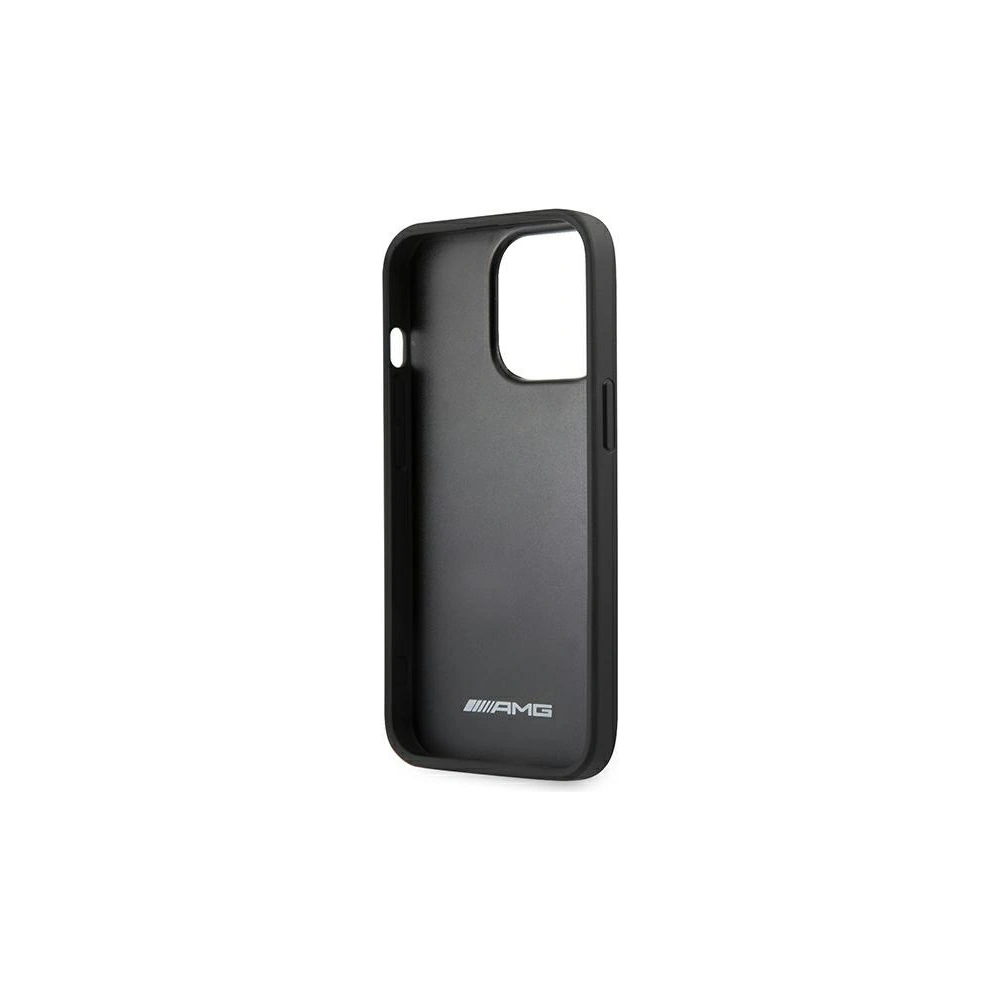 Hurtownia GSM - Etui Mercedes AMG AMHCP13XDOLBK Apple iPhone 13 Pro Max černý/black hardcase Leather Hot Stamped - MRS034BLK - {ean13} - Hurt