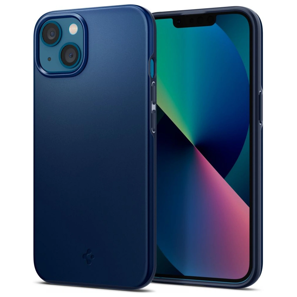 Hurtownia GSM - Etui Spigen Thin Fit Apple iPhone 13 Navy Blue - SPN1901BLU - {ean13} - Hurt