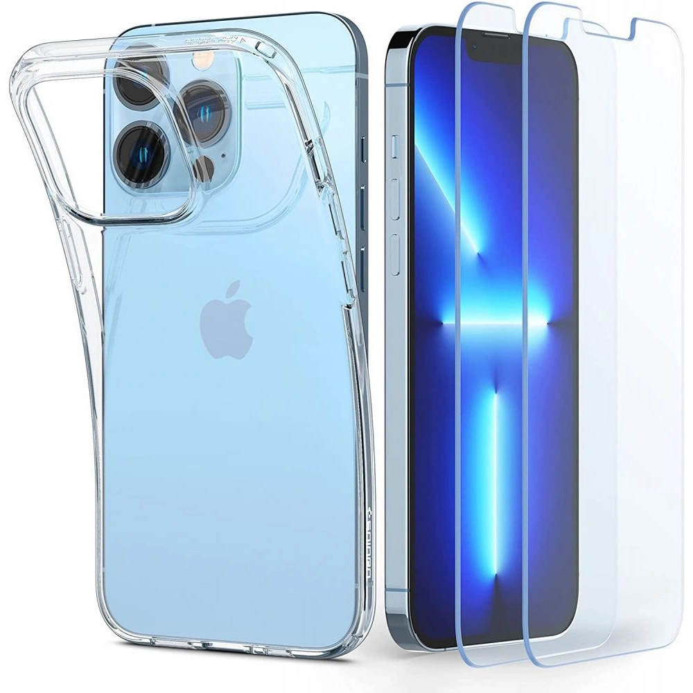 Wholesale Case Spigen Crystal Pack Apple iPhone 13 Pro Max Crystal Clear + Glass - SPN1902CL - {ean13} - Hurt